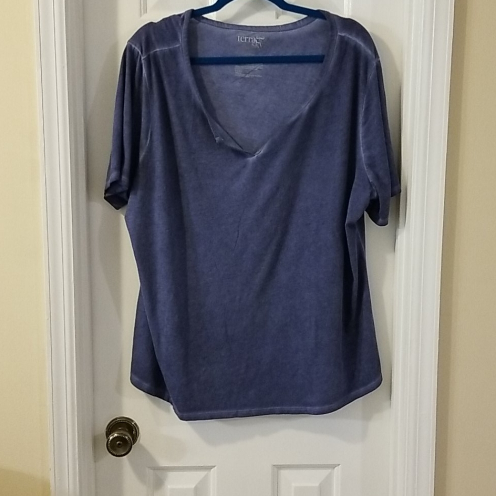 Short sleeve knit top